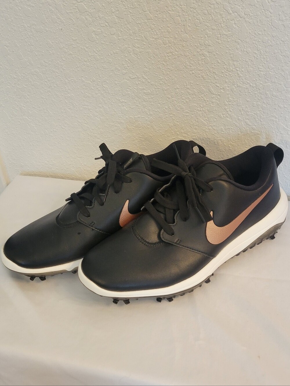 Nike Roshe G Tour Women's Golf Shoes Black Bronze Cleats
